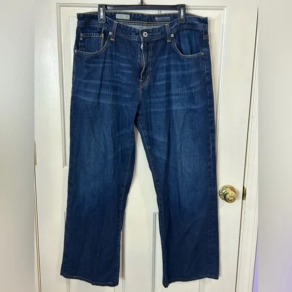 Adriano Goldschmied AG Jeans The Hero Mens Relaxed Fit Size 38x34 (38x30) USA - Picture 1 of 11